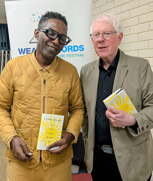 Poets Lemn Sissay and Andrew Rudd